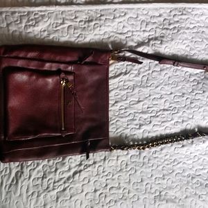 Elliott Lucca Gwen Leather Crossbody Handbag - Cab